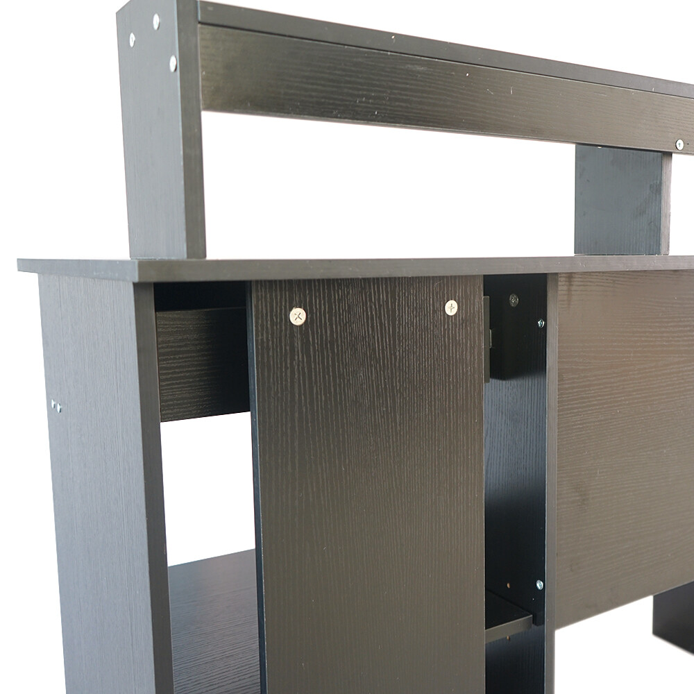 General Style Modern Chipboard Computer Desk Black
