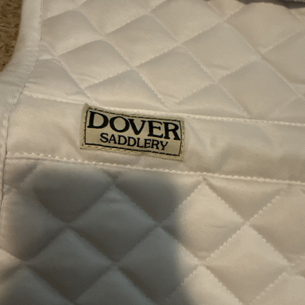New Dover Quilted All-Purpose Saddle Pad A/P White