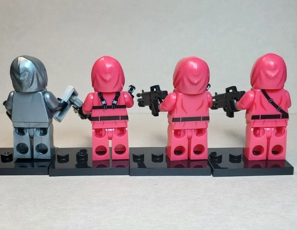 Custom Printed MOC Squid Games Minifigs 8 Pack