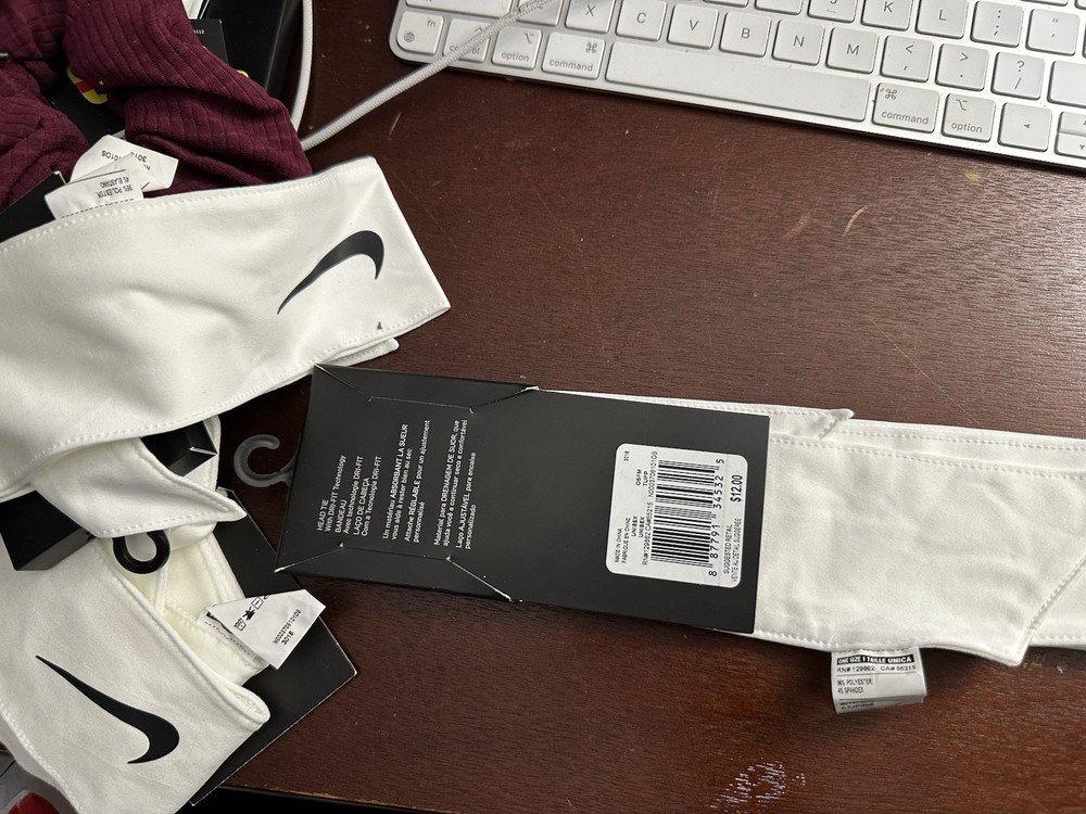 Nike Dri-Fit Head Tie 4.0 White