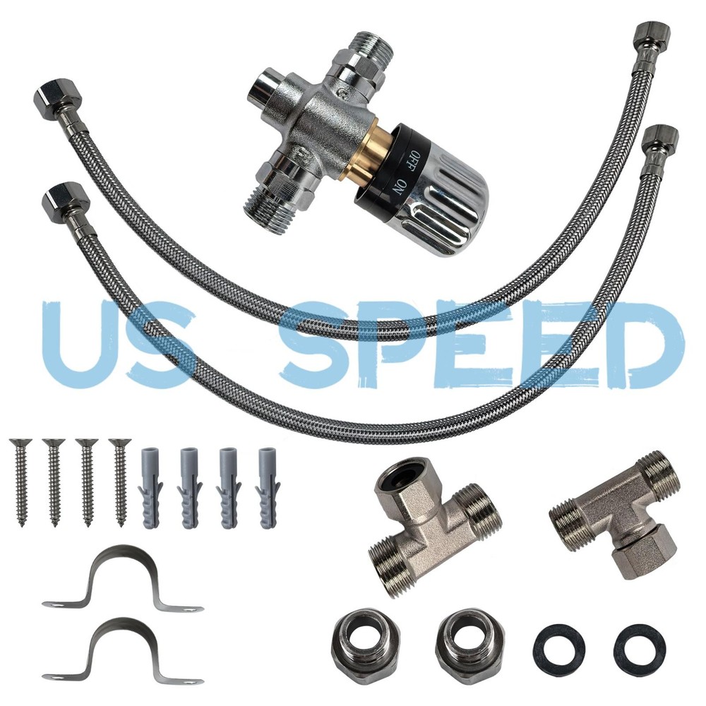 Adjustable Temperature Hot Water Circulation Pump Bypass Valve for Instant Hot