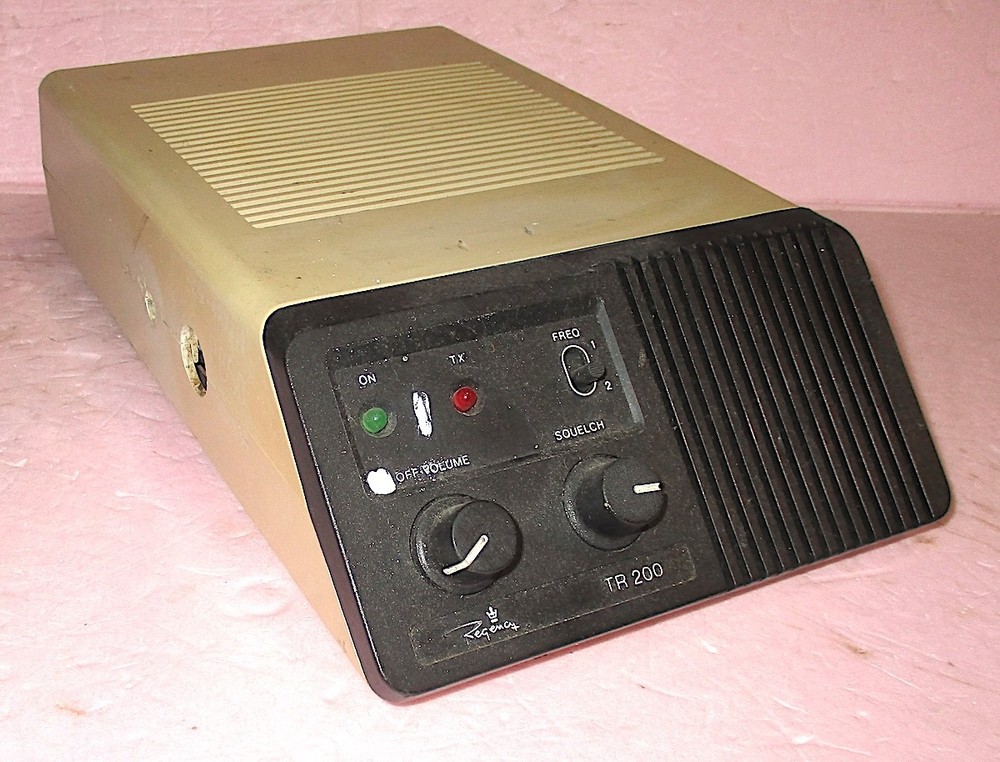 REGENCY Model TR-200 2-Channel Transceiver  UNTESTED but Powers Up