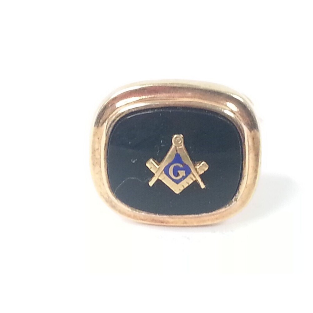 Vtg Masonic Free Masons Cuff Link