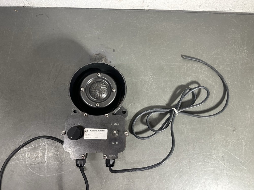 MINT Atkinson Dynamics AD26-8 12V Fire Truck Intercom Speaker