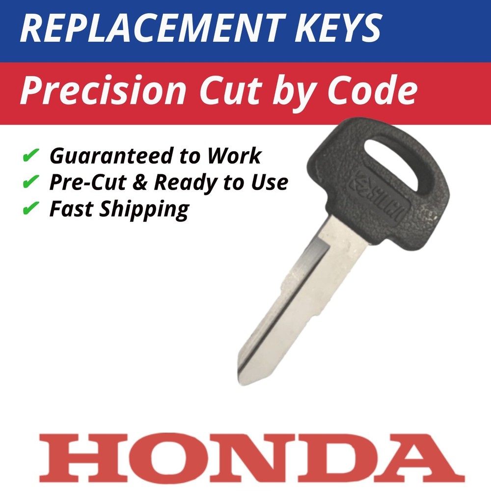 Honda Pioneer Keys Replacement Key cut to code C00-C99 D00-D99