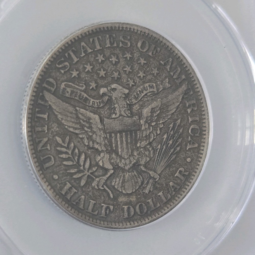 1904 Barber Half Dollar 50c ANACS EF 40