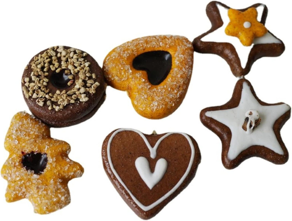 Artificial Fake Biscuits, 6-Piece Realistic Chocolate Chip Cookie Set, Simulatio