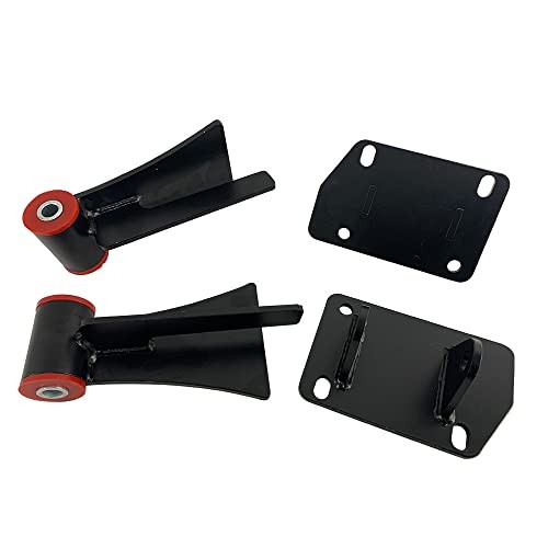 Motor Mount Set Engine & Frame Brackets with Bushings Compatible with Chevy