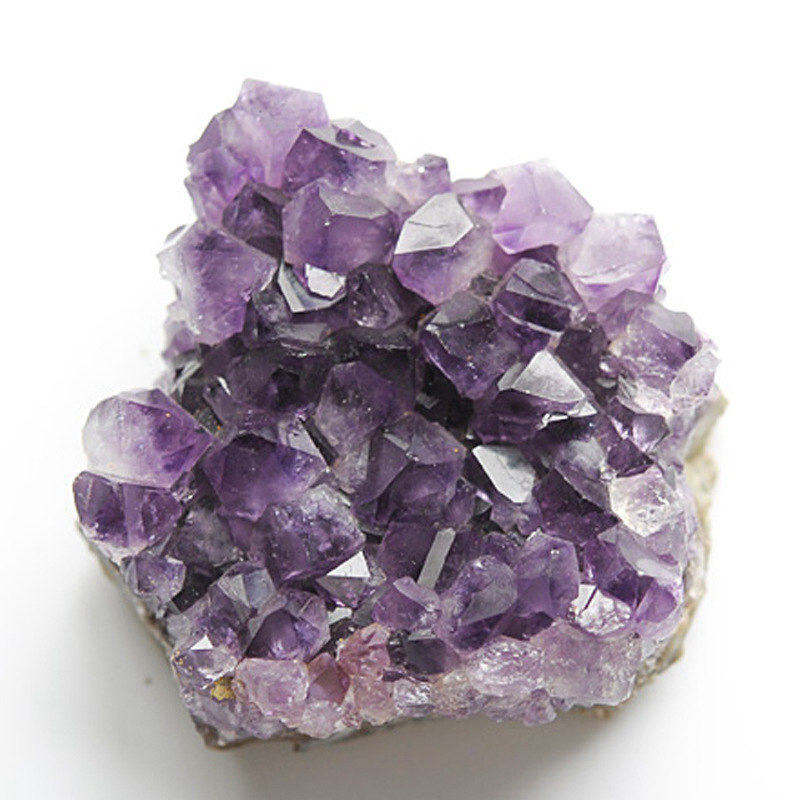 Natural Quartz Amethyst Cluster Crystal Geode Druzy Chakra Healing Ore Specimens