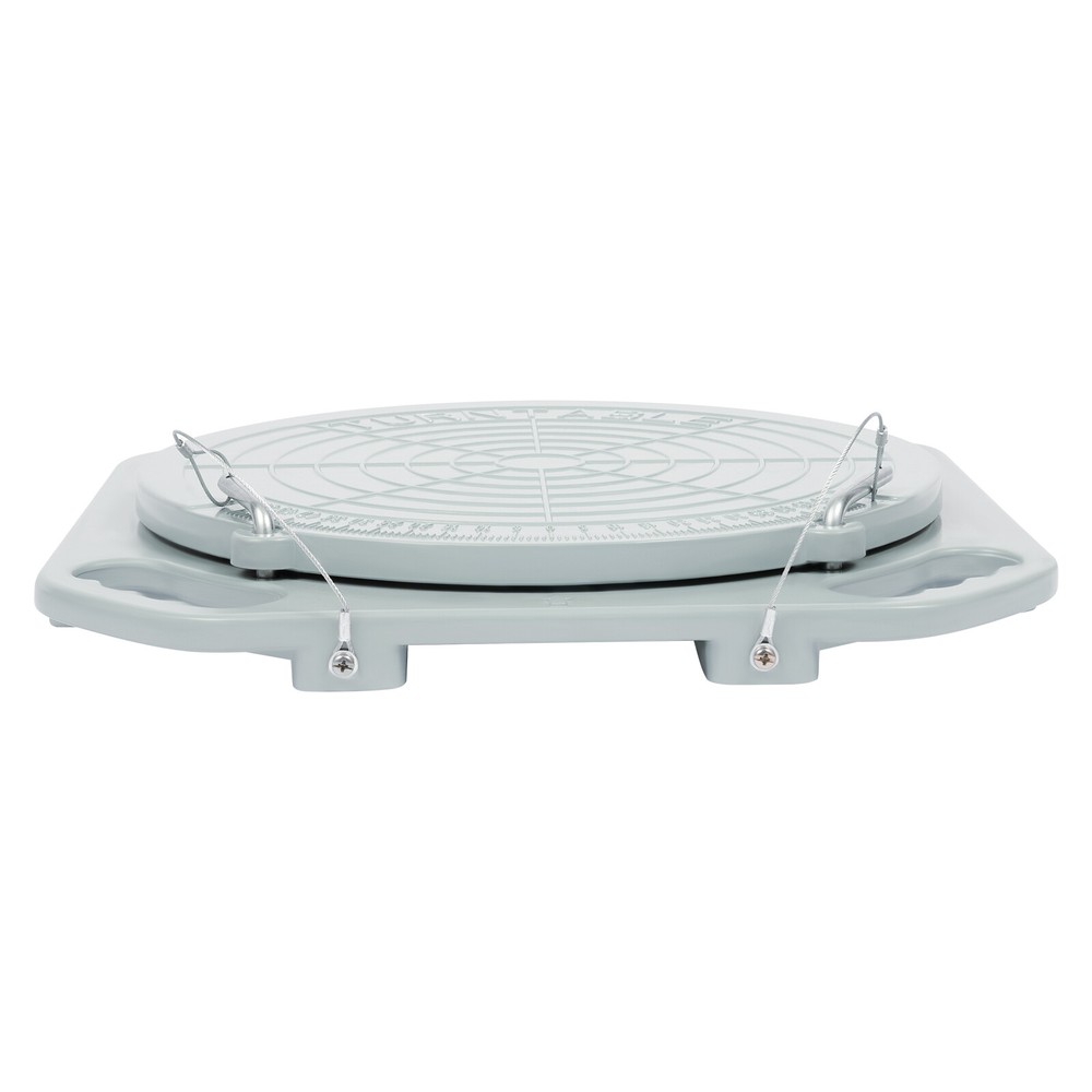 2pcs 3Ton Front End Wheel Alignment Turntable Plate 360° Rotating Plate Table