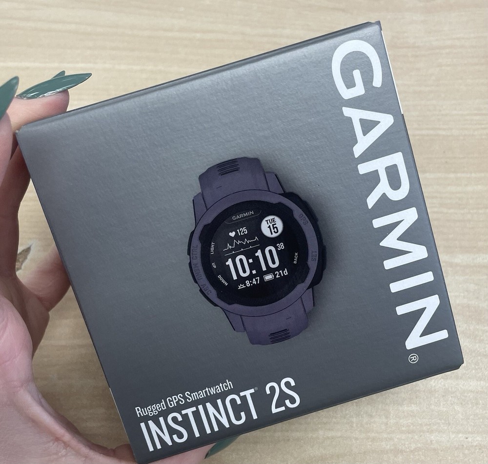 Garmin Instinct 2S GPS Watch Multi-GNSS Support Tracbac Deep Orchid - OPENBOX