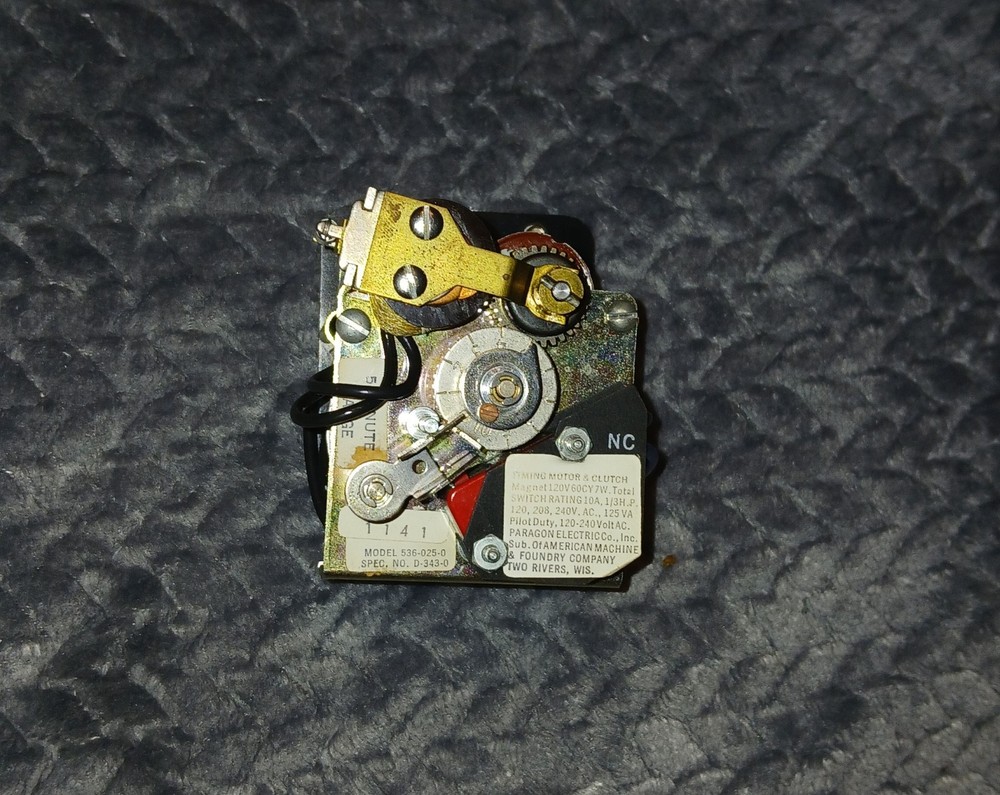 AMF Paragon 536-025-0 Automatic Reset Timer