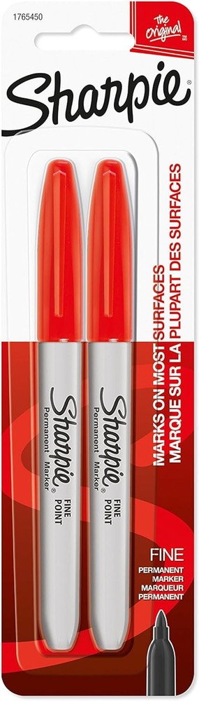 Sharpie Fine Point Black Permanent Markers Box