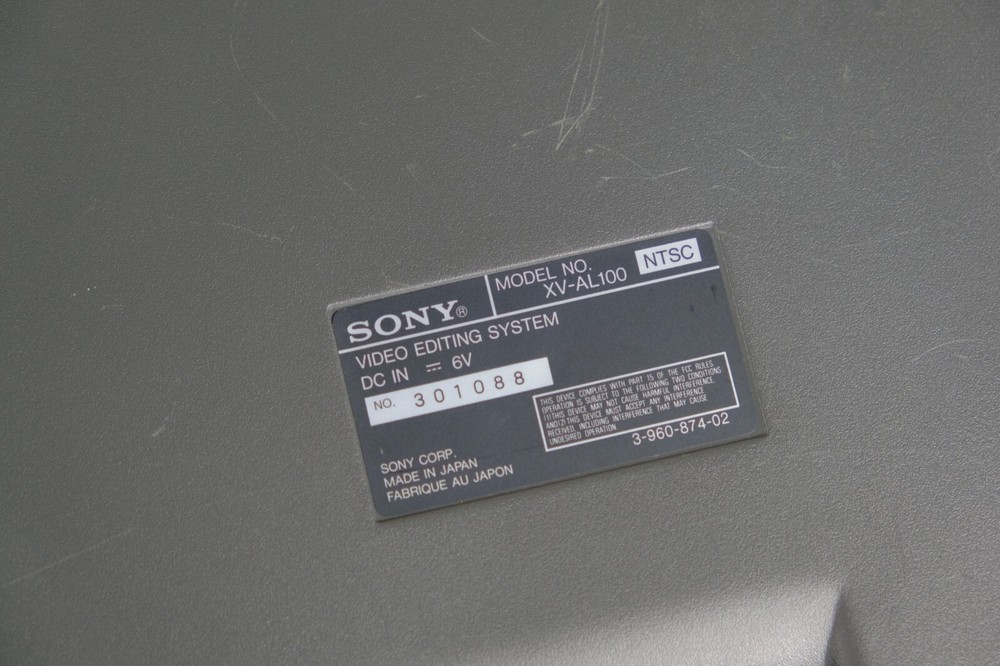 Sony Edit Studio Video Editing System XV-AL100