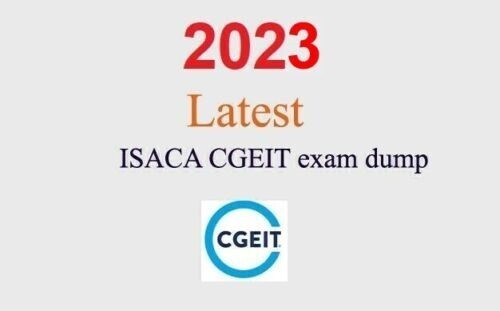 ISACA CGEIT dump GUARANTEED (1 month update)