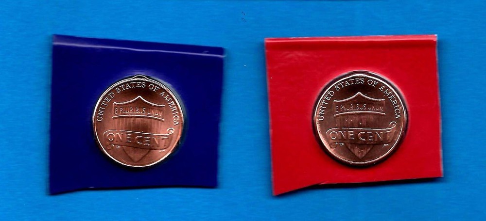 2015 P and D Lincoln Cent Penny set- PD from Mint Sets-Two Coins