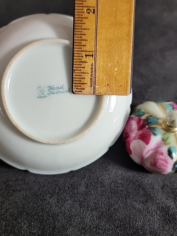 Nippon Match Strike, Unmarked, Hand Painted Roses