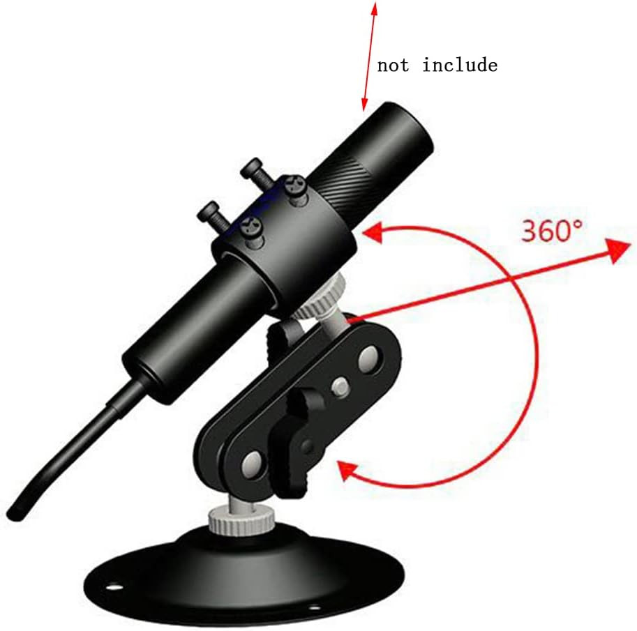 360-Degree Adjustable Laser Module Positioning Bracket, 12mm (1 Pack)