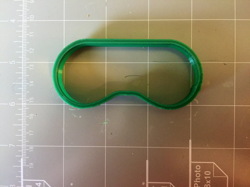 Spa Mask Cookie Cutter (Select your own size)