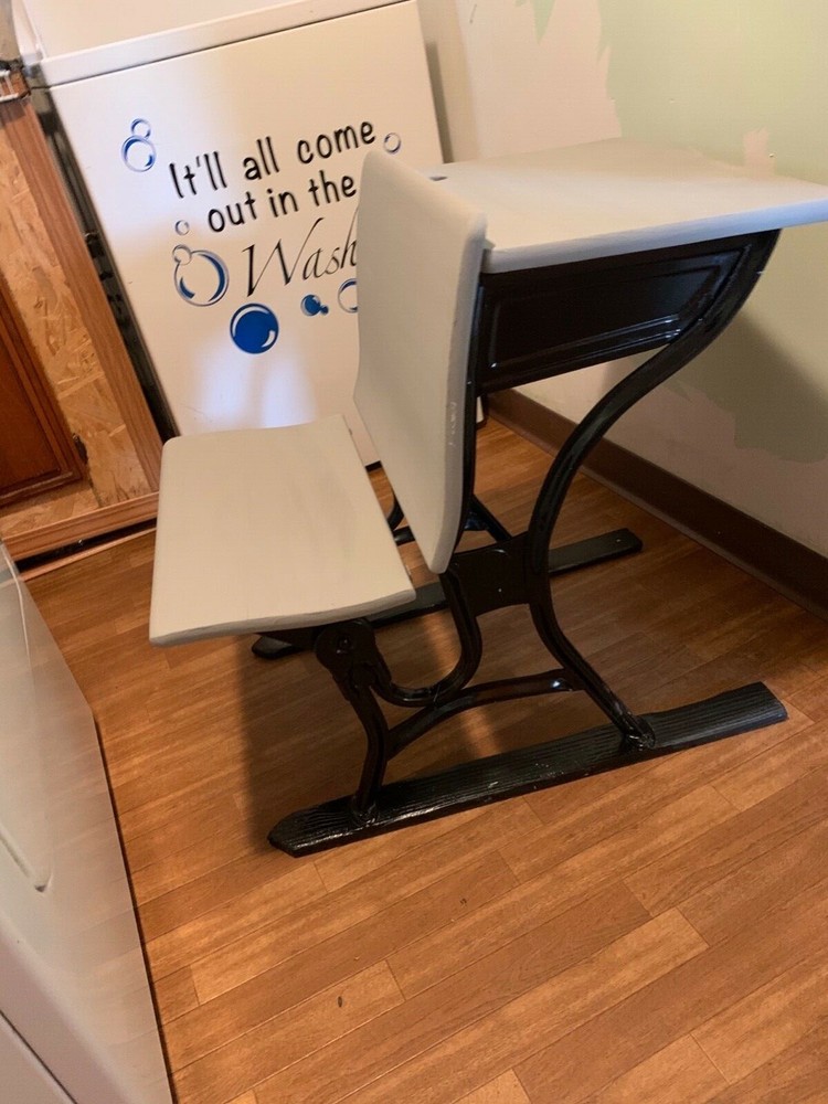 vintage school desk