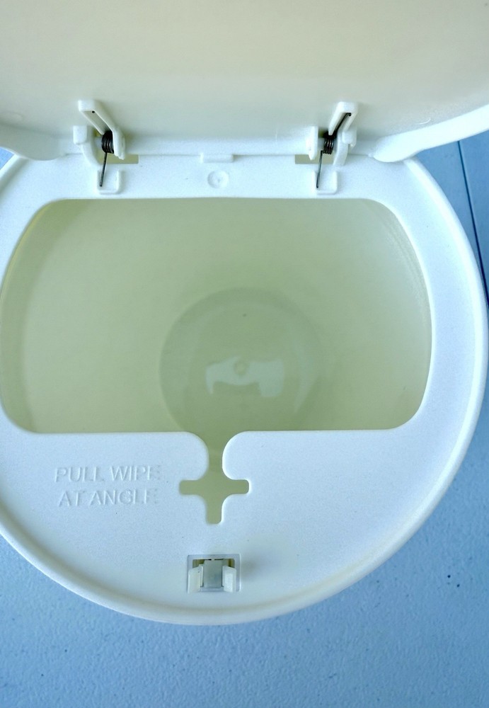 Wipes Dispenser White For Rolls