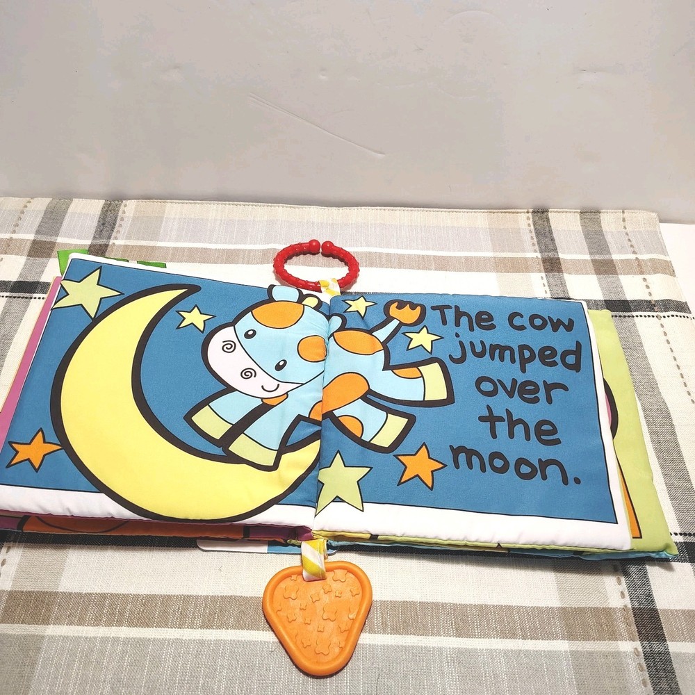 Playtex Baby's First Teething Hey Diddle Diddle Fabric Book