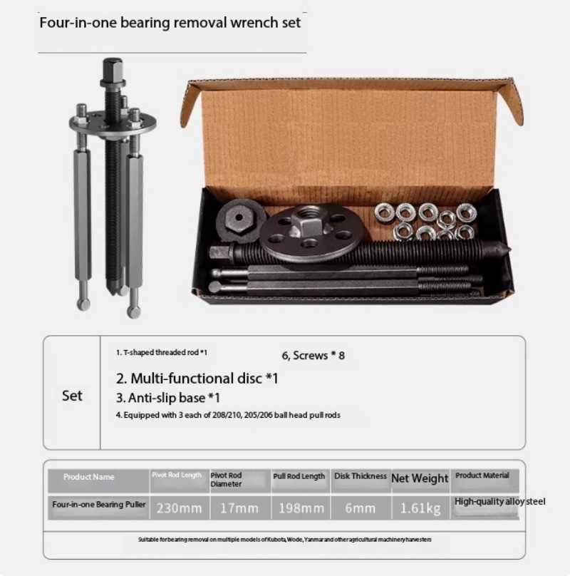 Inner Bearing Puller Tool, Puller, Small Bearing Extractor for Car Repairs