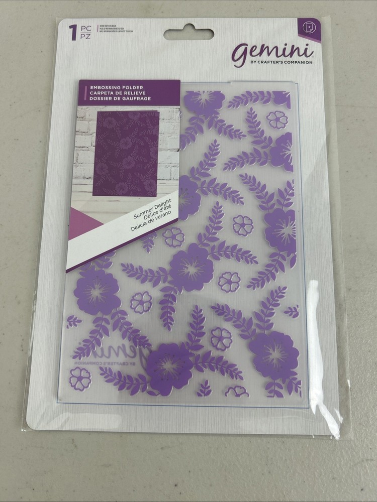 Gemini Summer Delight Embossing Folder