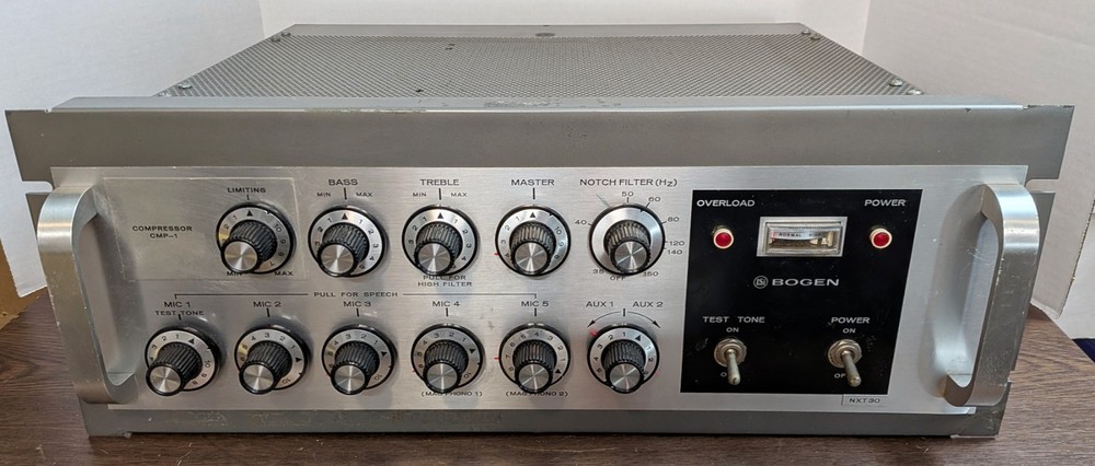 Lear Siegler Bogen NXT30 Custom Flex Amplifier w/CMP-1 Compressor - Tripped Fuse