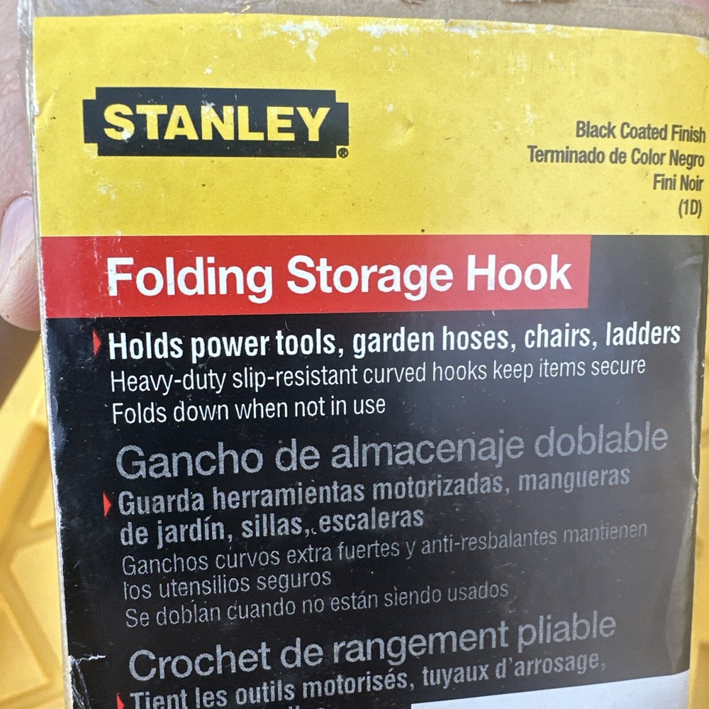 Stanley Folding Storage Hook 75-2029 50 lb Capacity 2003 NOS