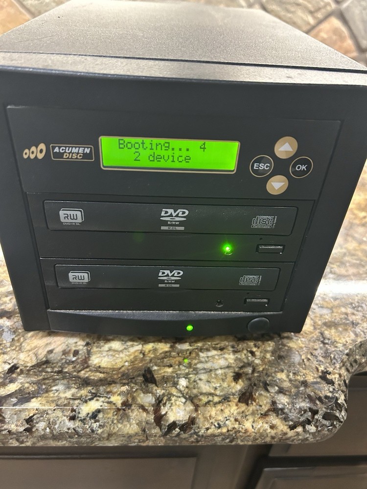 Acumen Disc 1 to 1 DVD CD Duplicator Standalone Copier Recorder System Tested