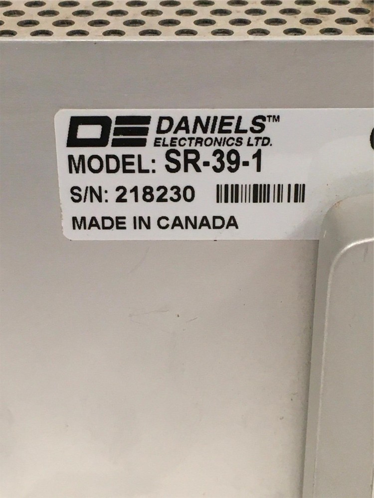 Daniels Electronics SR-39-1 Power Amplifier System w/Receiver, Transmitter & Mic