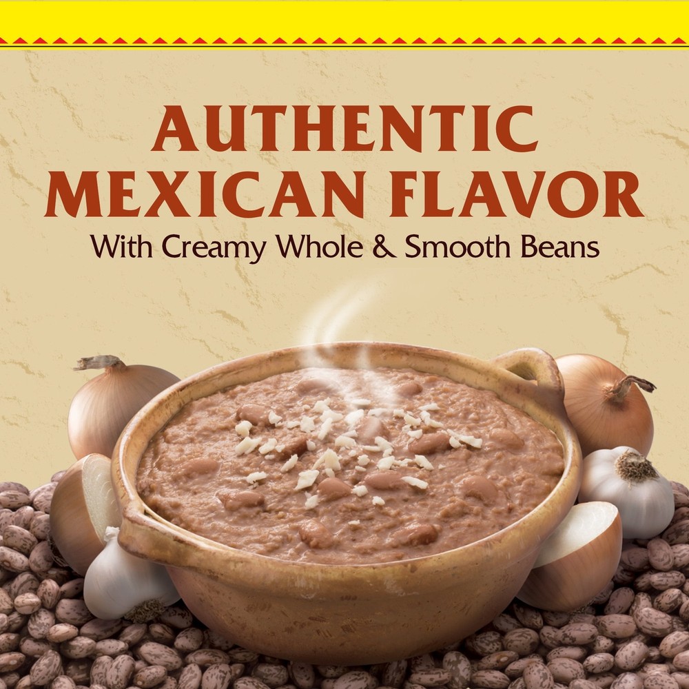8 Pack No Fat Traditional Refried Beans 16 oz.