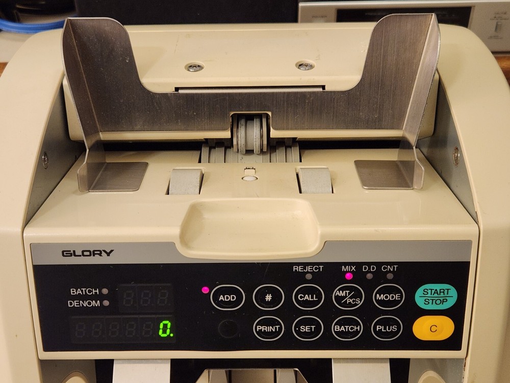 Glory GFR-S60 Mixed Bill Currency Counter/Sorter "NEEDS WORK"