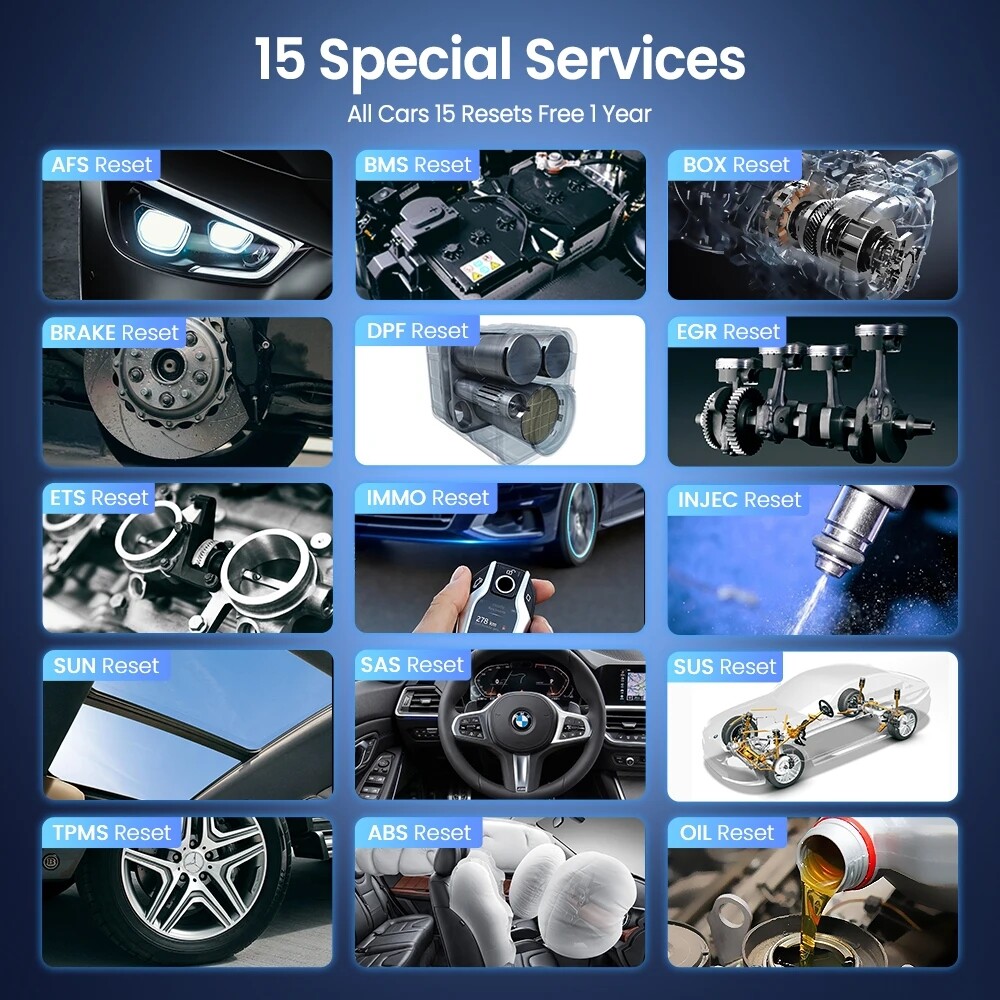 2024 DriverScan OBD2 Scanner Diagnostic Tool Full System Bidirectional Control