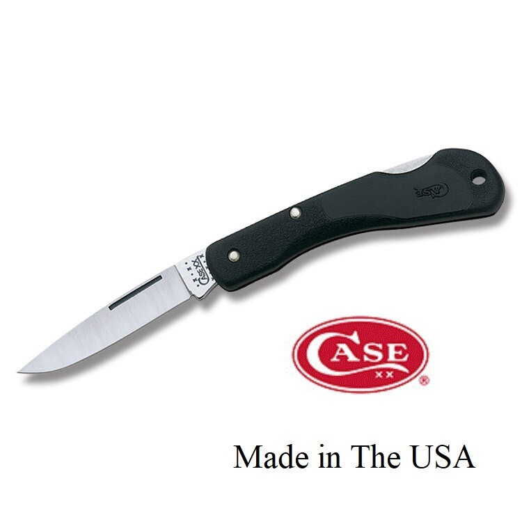 Case XX pocket knife Black handles Lightweight Lockback