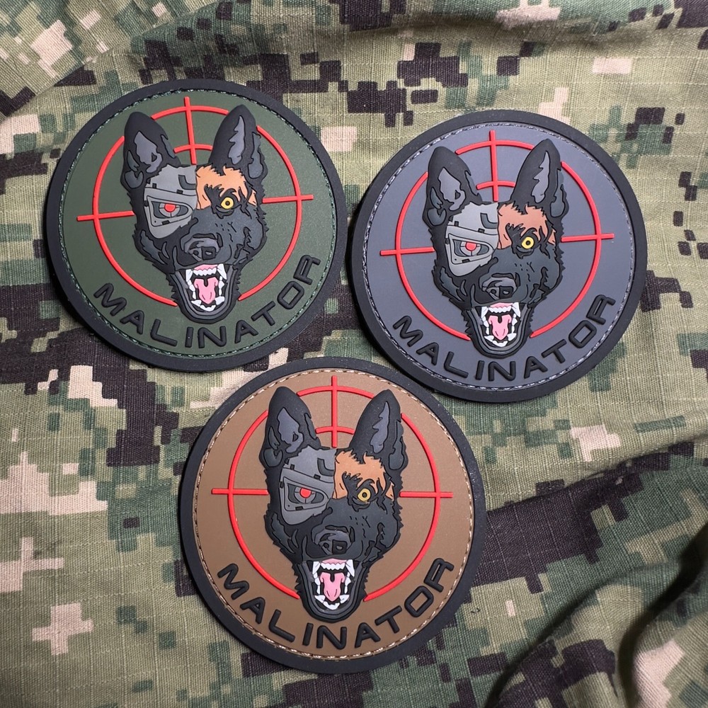 Malinois "Malinator" K9 Morale PVC Patch