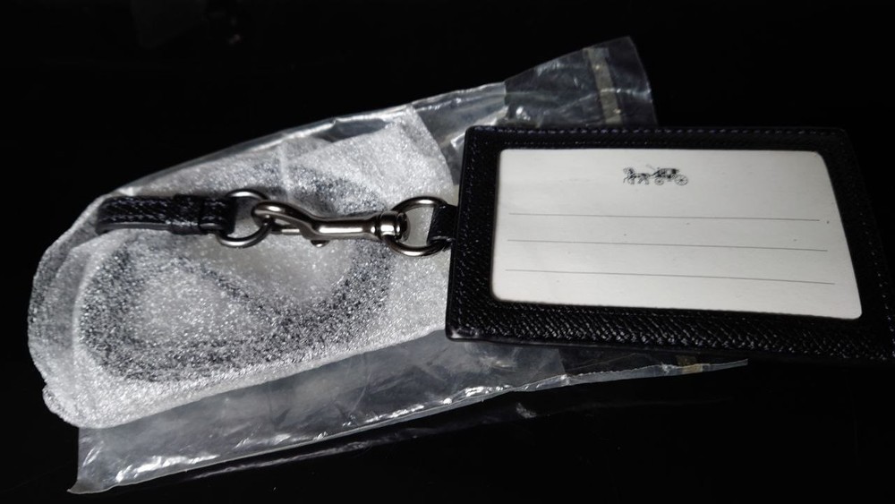 COACH Id Lanyard Black 25689