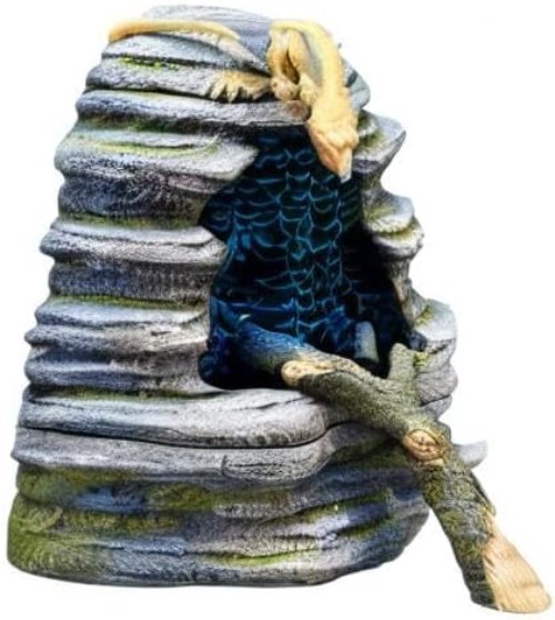 Spring Cave Décor with Blue LED, Rain Chamber, One Size, ECOM