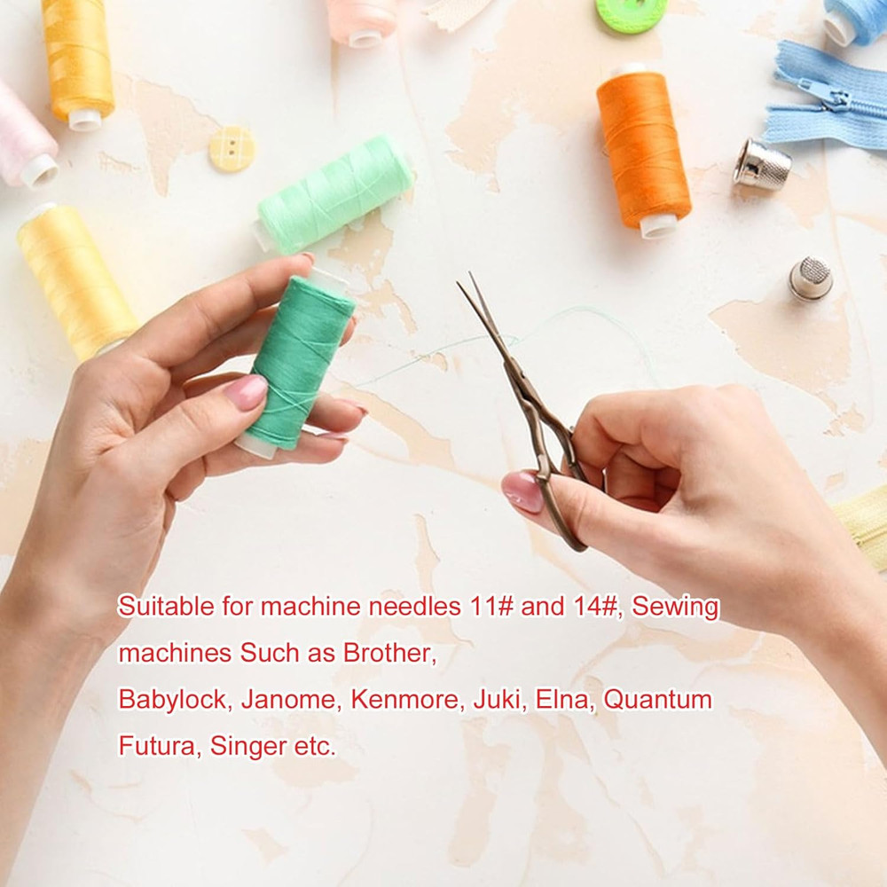 All Purpose Sewing Thread-2 Spools of Hand Polyester Sewing Thread for Sewing Ma