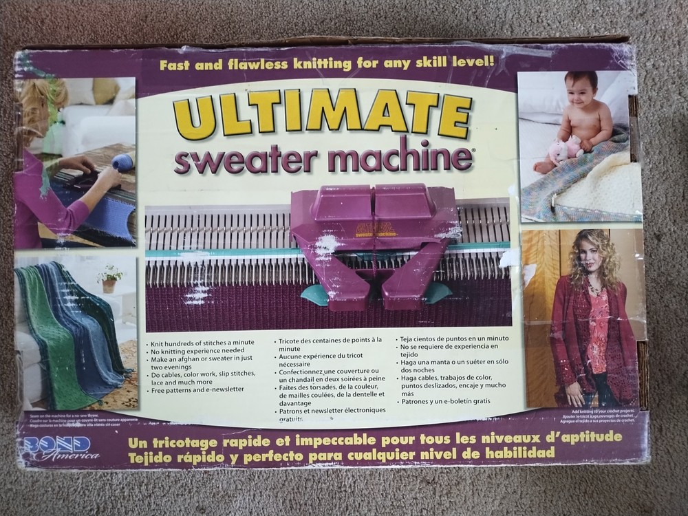 Bond Ultimate Sweater Machine please read