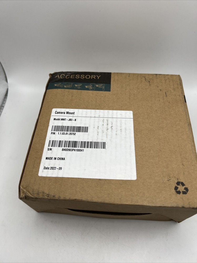 Camera Mount Junction Box MNT-JB3-B Black