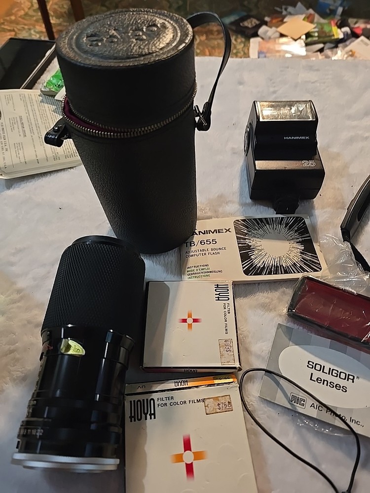 Classic Canon AE-1 Program Camera Bundle with 50mm Lens & Protective Carry Case