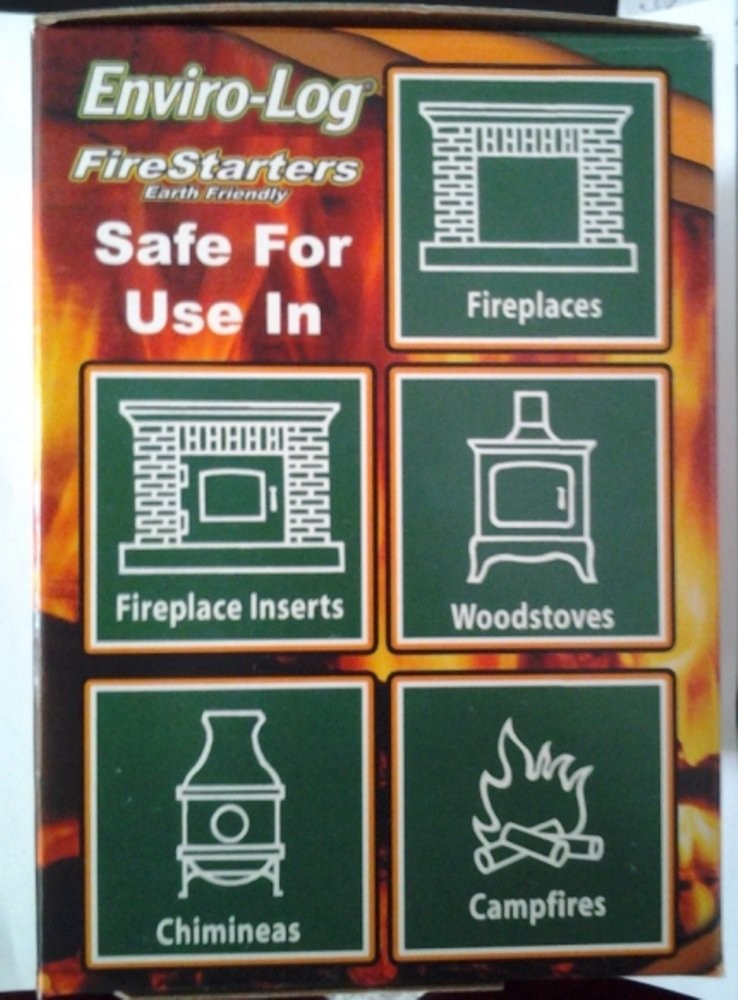 NEW Environment Friendly Firestarters 2 PACK (48 firestarters) for Fireplace ...