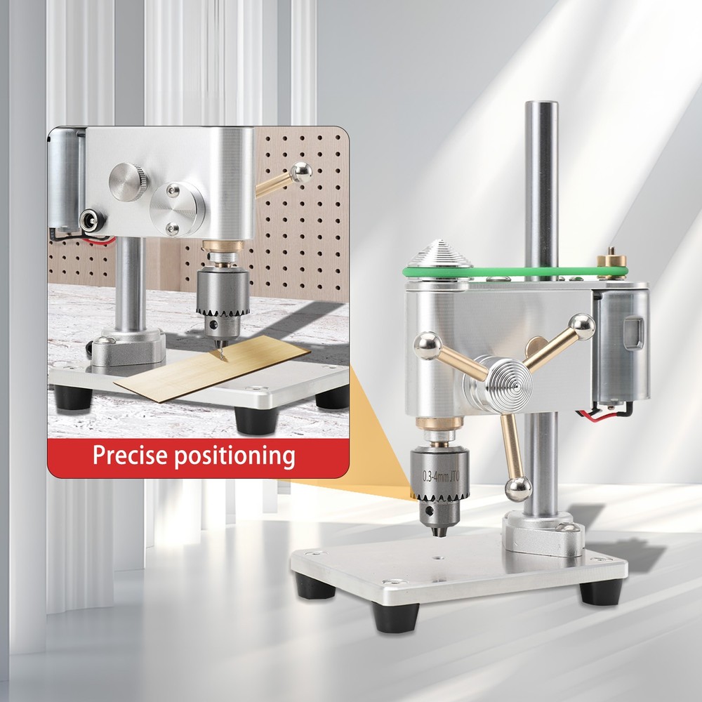 Mini Drill Press Precision CNC Table Milling Machine Portable Benchtop Driller