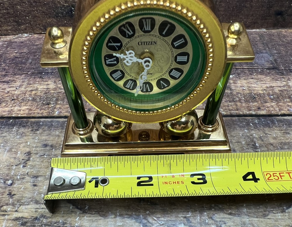 Citizen Mini Desktop Windup Clock 2RA034 *RARE*