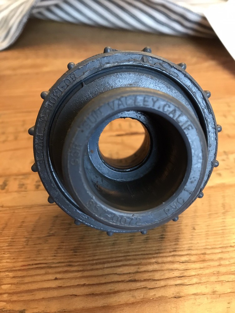 3/4" SCH-80 Union with EDPM O-Ring Seal (S x S)
