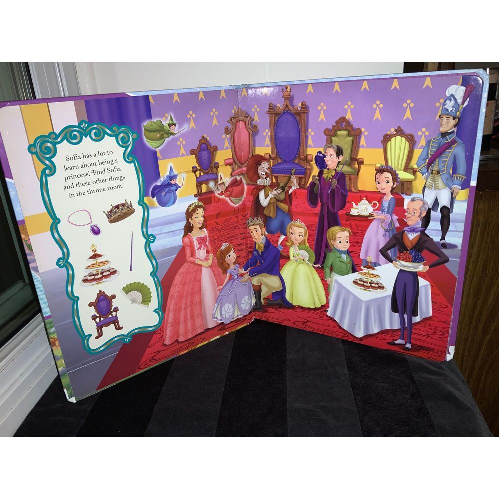 DISNEY*new Sofia the First Look and Find Interactive ChildrenPrincess Learning