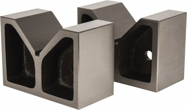 Groz 4-1/2" Max Capacity, 90° Angle, Cast Iron V-Block