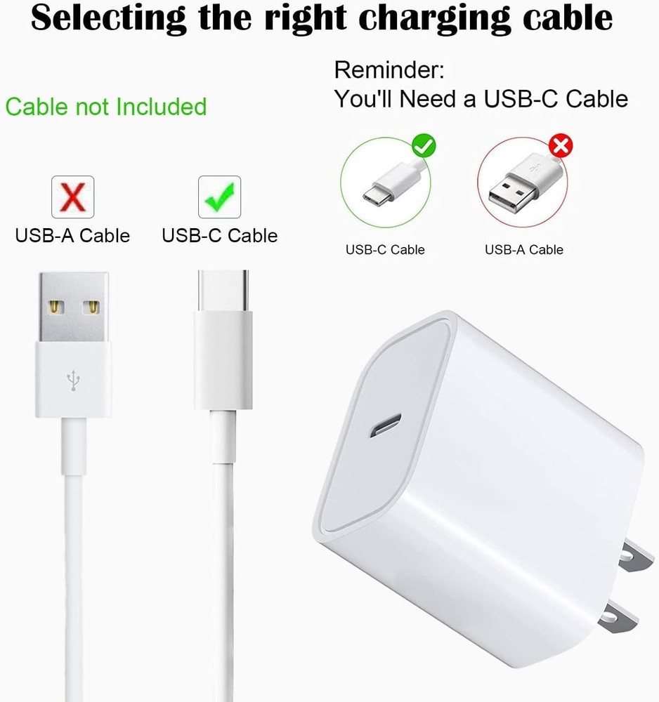 USB-C Beats Earbuds Power Adapter for Powerbeats Pro 2, Solo White